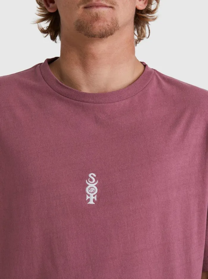 Quiksilver Mercury TShirt Crushed Berry Mens Tees