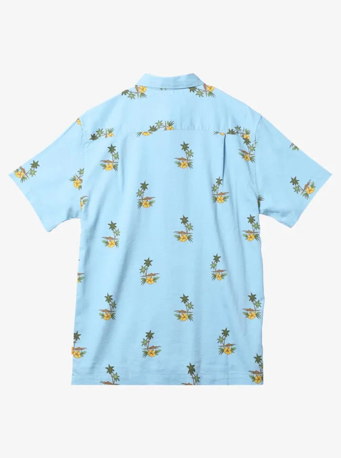 Quiksilver Micronesia Woven Shirt Micronesia Dusk Blue MensWaterman Shirts and Polos Quiksilver Micronesia Woven Shirt Micronesia Dusk Blue MensWaterman Shirts and Polos