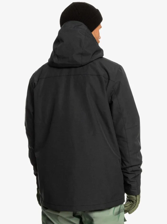 Quiksilver Mission 3in1 Technical Snow Jacket True Black Mens Snow Jackets