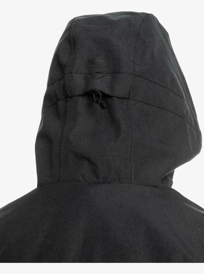 Quiksilver Mission 3in1 Technical Snow Jacket True Black Mens Snow Jackets