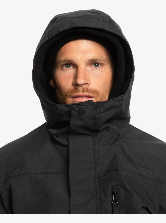 Quiksilver Mission 3in1 Technical Snow Jacket True Black Mens Snow Jackets