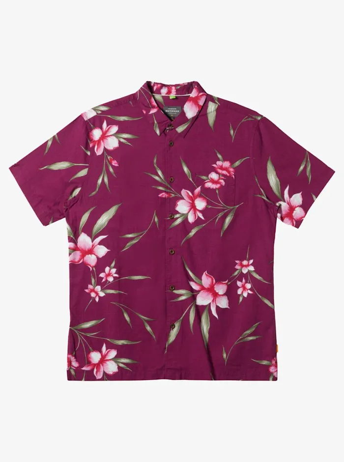 Quiksilver Night Bloomer Woven Shirt Magenta Night Bloomer MensWaterman Shirts and Polos Quiksilver Night Bloomer Woven Shirt Magenta Night Bloomer MensWaterman Shirts and Polos