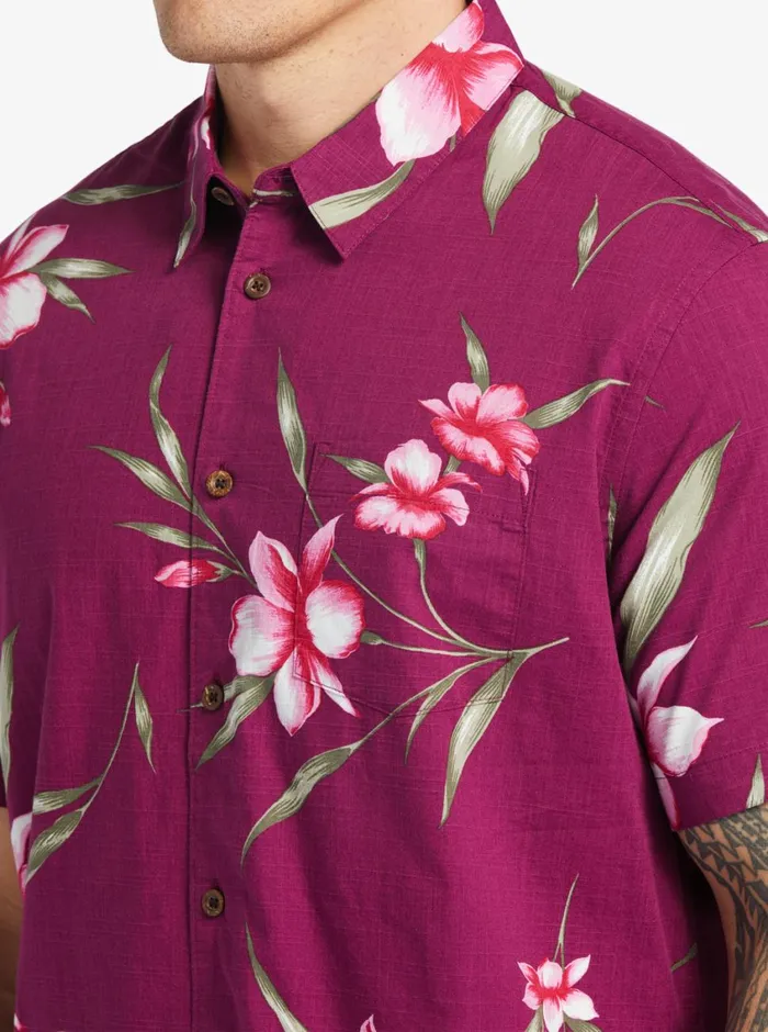 Quiksilver Night Bloomer Woven Shirt Magenta Night Bloomer MensWaterman Shirts and Polos Quiksilver Night Bloomer Woven Shirt Magenta Night Bloomer MensWaterman Shirts and Polos