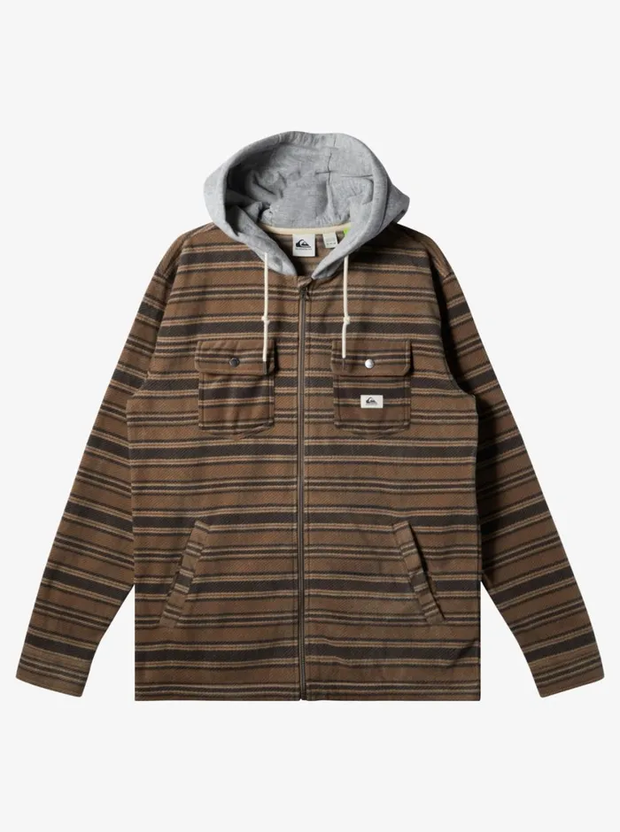Quiksilver Super Swell ZipUp Hoodie Major Brown Super Swell Plaid Mens Sweatshirts and Hoodies Quiksilver Super Swell ZipUp Hoodie Major Brown Super Swell Plaid Mens Sweatshirts and Hoodies