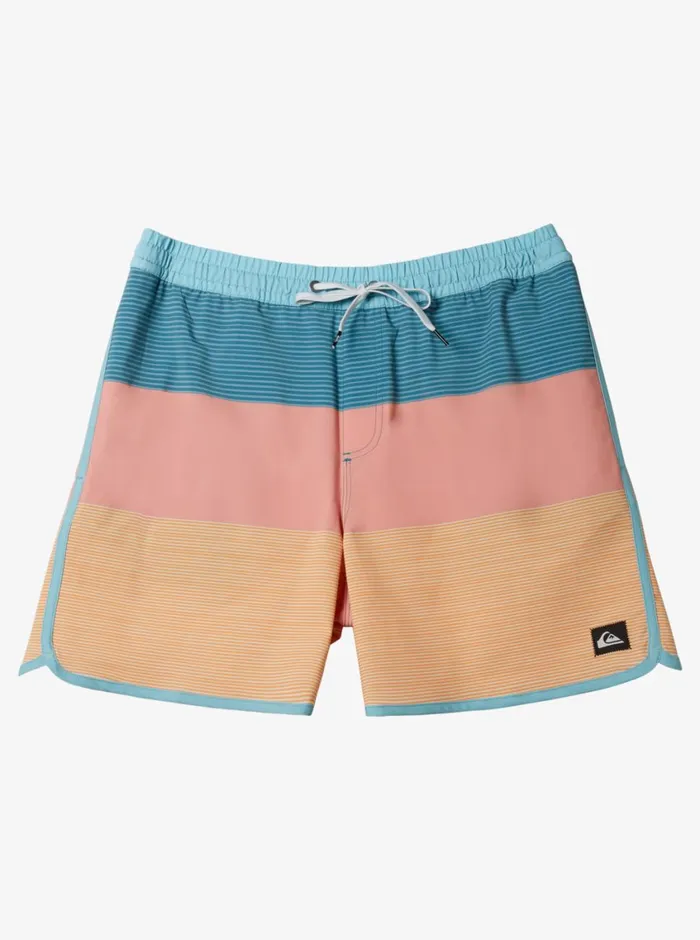 Quiksilver Surfsilk Tijuana Volley 17034 Elastic Waist Shorts Canyon Clay Mens Elastic Waist Quiksilver Surfsilk Tijuana Volley 17034 Elastic Waist Shorts Canyon Clay Mens Elastic Waist