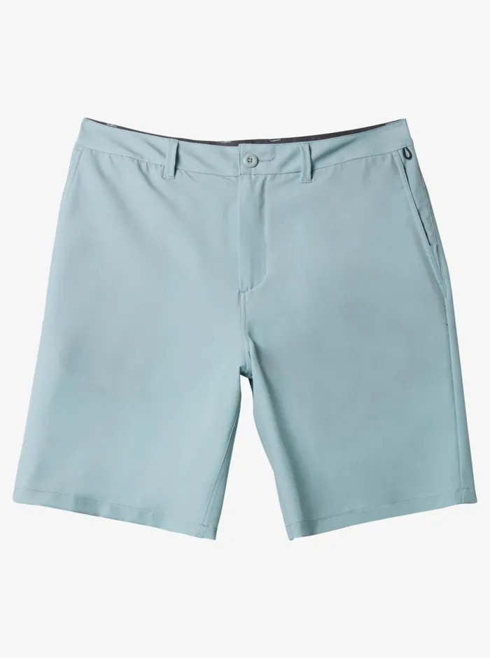 Quiksilver Union Amphibian 20034 Hybrid Shorts Cloud Blue Mens Shorts and Amphibians Quiksilver Union Amphibian 20034 Hybrid Shorts Cloud Blue Mens Shorts and Amphibians