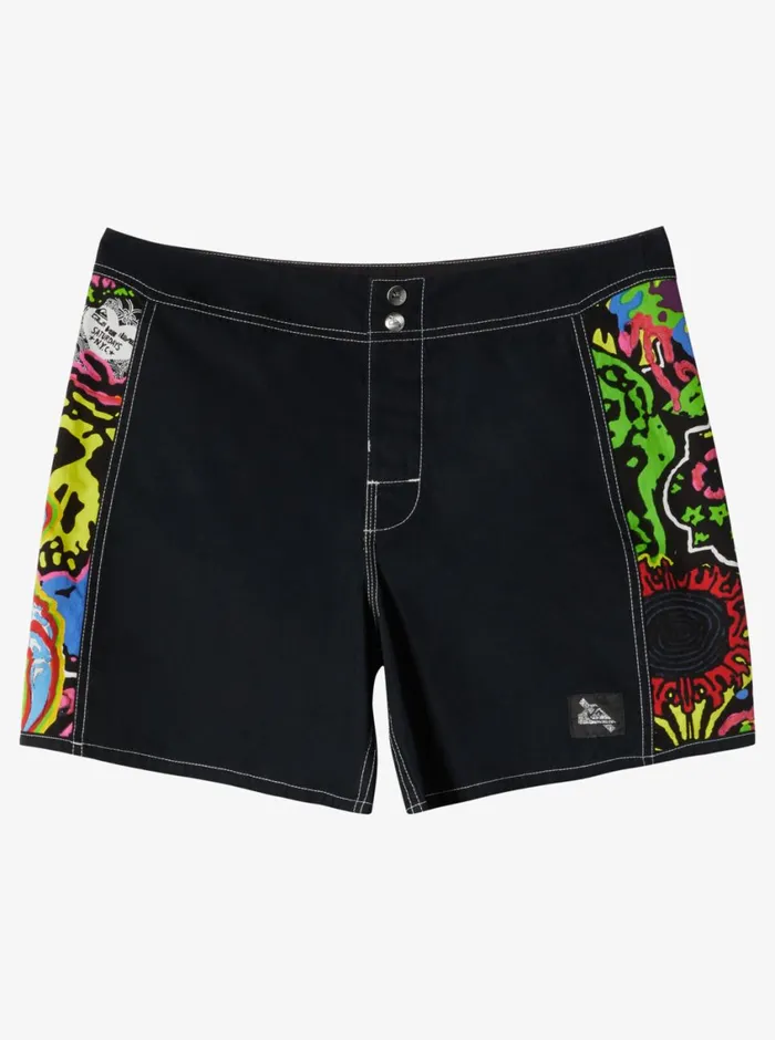 Quiksilver X Saturdays NYC Original Arch 16034 Boardshorts Black Mens Boardshorts Quiksilver X Saturdays NYC Original Arch 16034 Boardshorts Black Mens Boardshorts