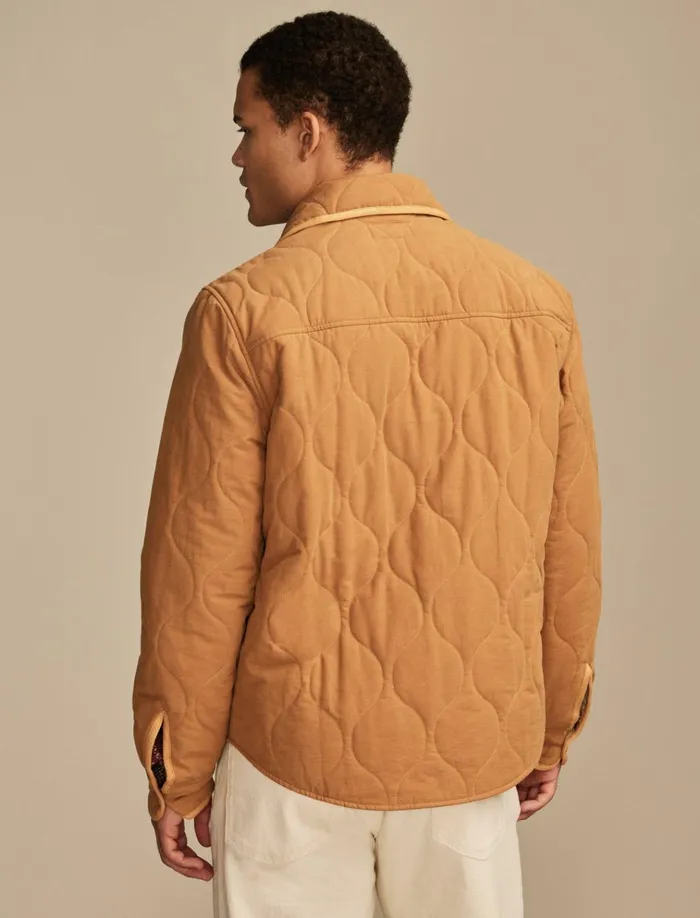 Quilted Shirt Jacket Dijon Men Lucky Brand Jackets and Outerwear