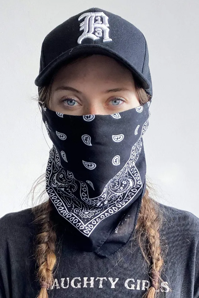 R13 R13 Logo Cap With Bandanafinal Sale No Returns Or Exchanges Women Hats R13 R13 Logo Cap With Bandanafinal Sale No Returns Or Exchanges Women Hats