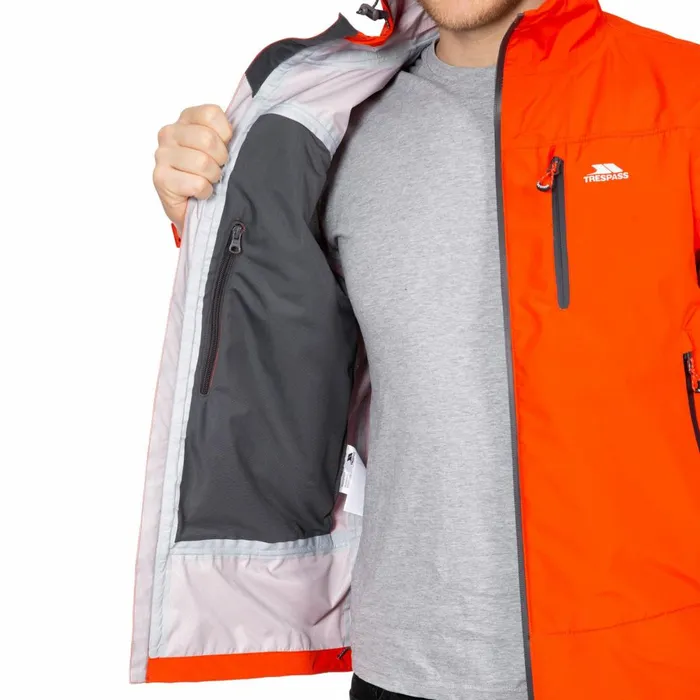 Rakenfard Waterproof Jacket Flame Men Trespass Waterproof Jackets