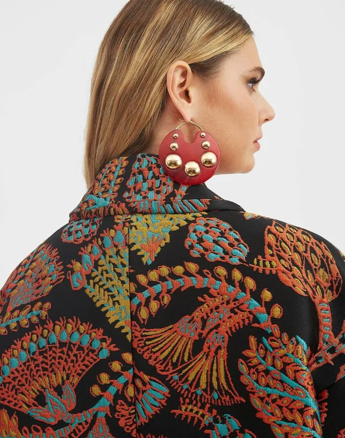 Ready To Wear Jewelry La Double J Hathor Earrings Red Ready To Wear Jewelry La Double J Hathor Earrings Red