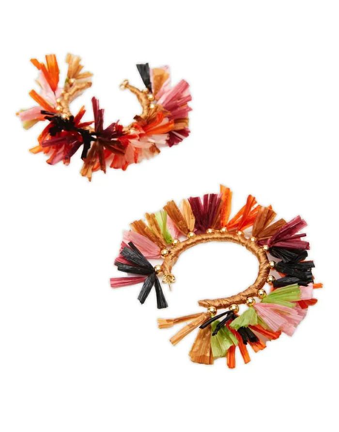 Ready To Wear Jewelry La Double J Hoop Earrings Multicolor Lucido Ready To Wear Jewelry La Double J Hoop Earrings Multicolor Lucido
