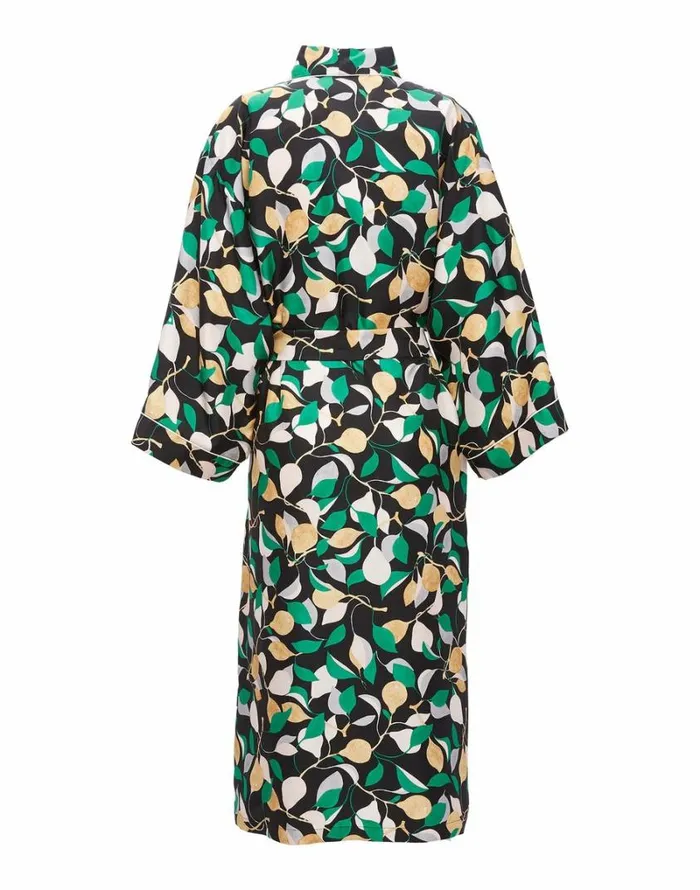 Ready To Wear Loungewear La Double J Silk Robe Orchard Ready To Wear Loungewear La Double J Silk Robe Orchard