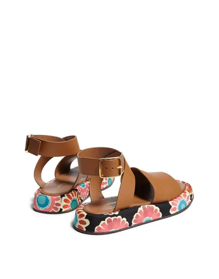 Ready To Wear Shoes La Double J Chunky Sandals Crazy Daisy Black Ready To Wear Shoes La Double J Chunky Sandals Crazy Daisy Black
