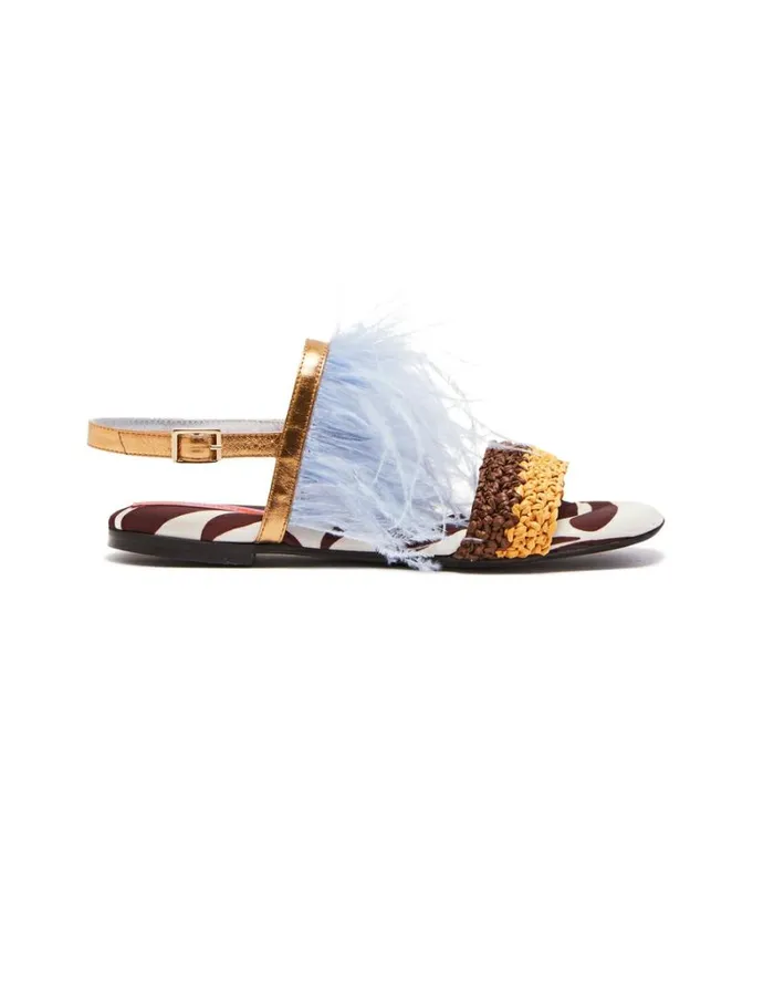 Ready To Wear Shoes La Double J Medal Sandal Watermarble