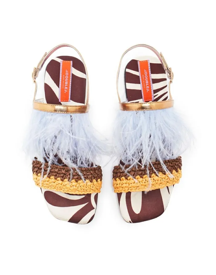 Ready To Wear Shoes La Double J Medal Sandal Watermarble Ready To Wear Shoes La Double J Medal Sandal Watermarble