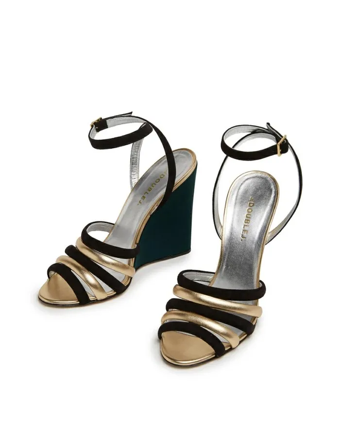 Ready To Wear Shoes La Double J Tones Wedge Solid Green Ready To Wear Shoes La Double J Tones Wedge Solid Green