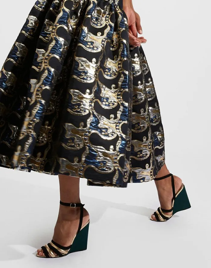 Ready To Wear Shoes La Double J Tones Wedge Solid Green Ready To Wear Shoes La Double J Tones Wedge Solid Green