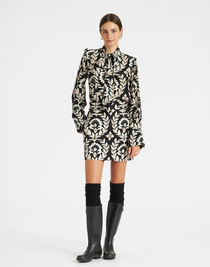 Ready To Wear Skirts La Double J Baia Mini Skirt Ghirlanda Black Ready To Wear Skirts La Double J Baia Mini Skirt Ghirlanda Black