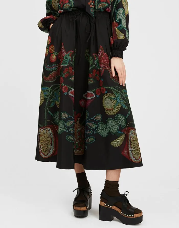 Ready To Wear Skirts La Double J Drawstring Skirt Grenadilla Place Black