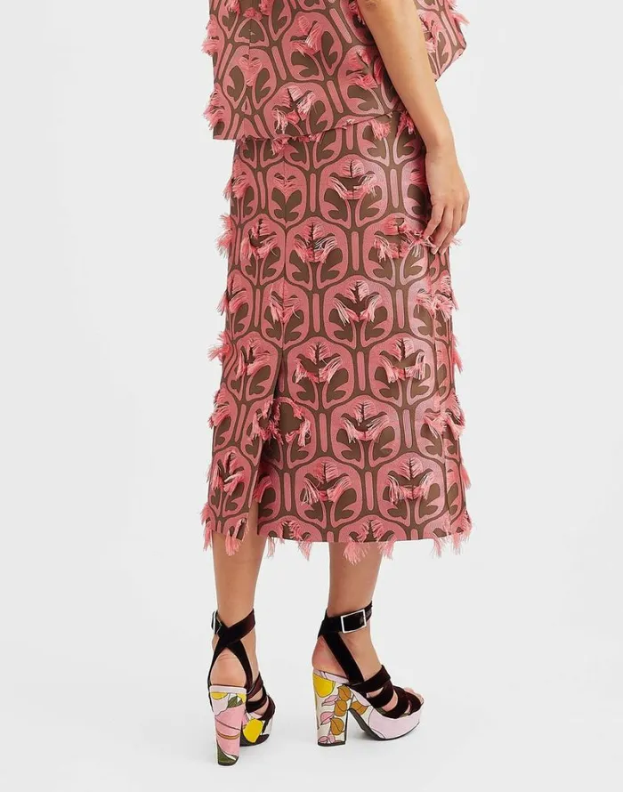 Ready To Wear Skirts La Double J Pencil Skirt Grove Kakipink