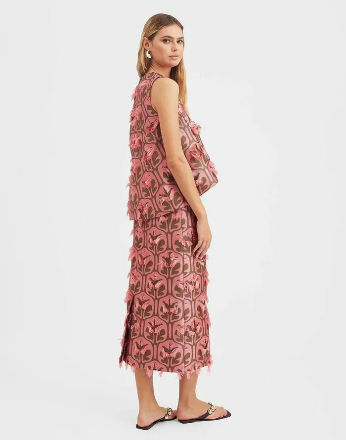 Ready To Wear Skirts La Double J Pencil Skirt Grove Kakipink