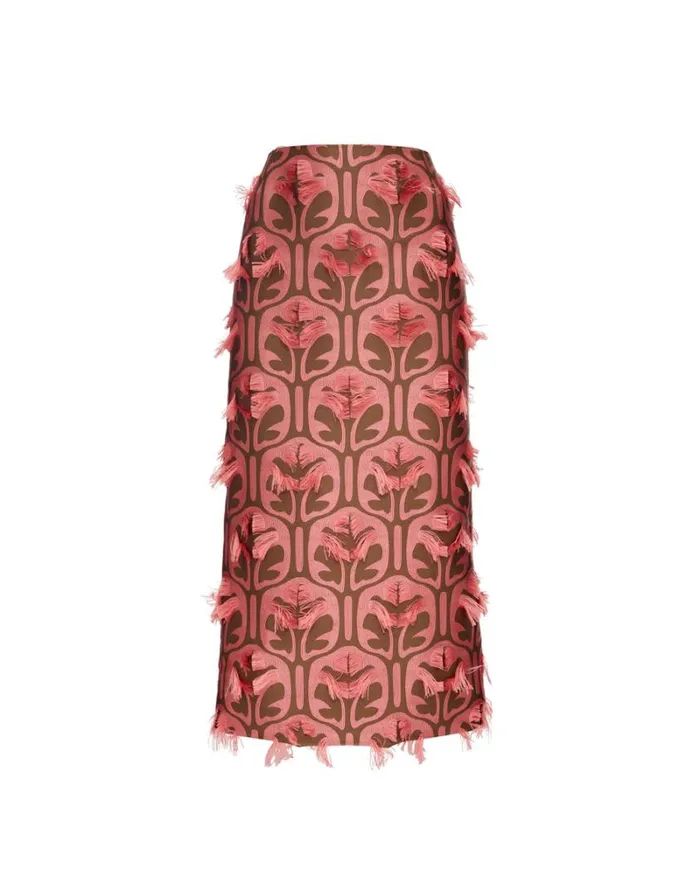 Ready To Wear Skirts La Double J Pencil Skirt Grove Kakipink