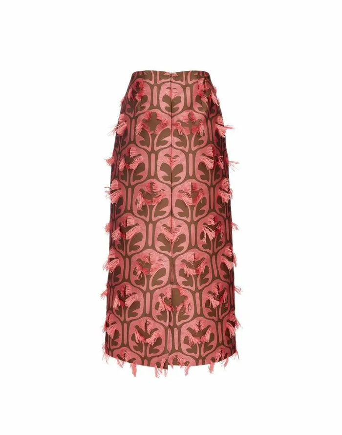 Ready To Wear Skirts La Double J Pencil Skirt Grove Kakipink