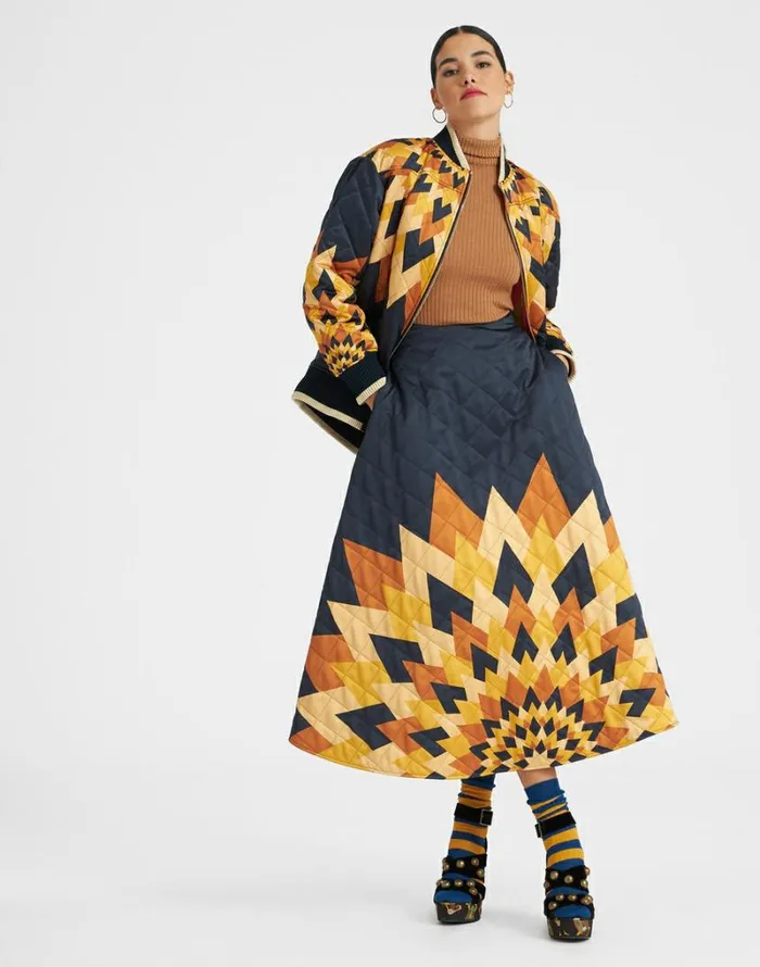 Ready To Wear Skirts La Double J Suki Skirt Egyptian Sun Place Gold Ready To Wear Skirts La Double J Suki Skirt Egyptian Sun Place Gold