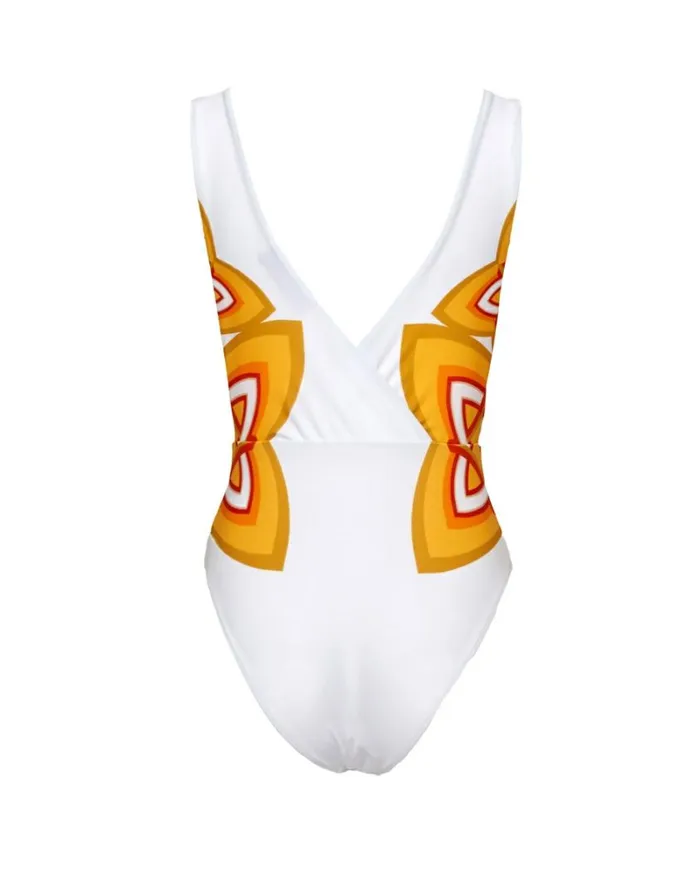 Ready To Wear Swimwear La Double J Hazzard Swimsuit Placed Lakshmi Placed Giallo