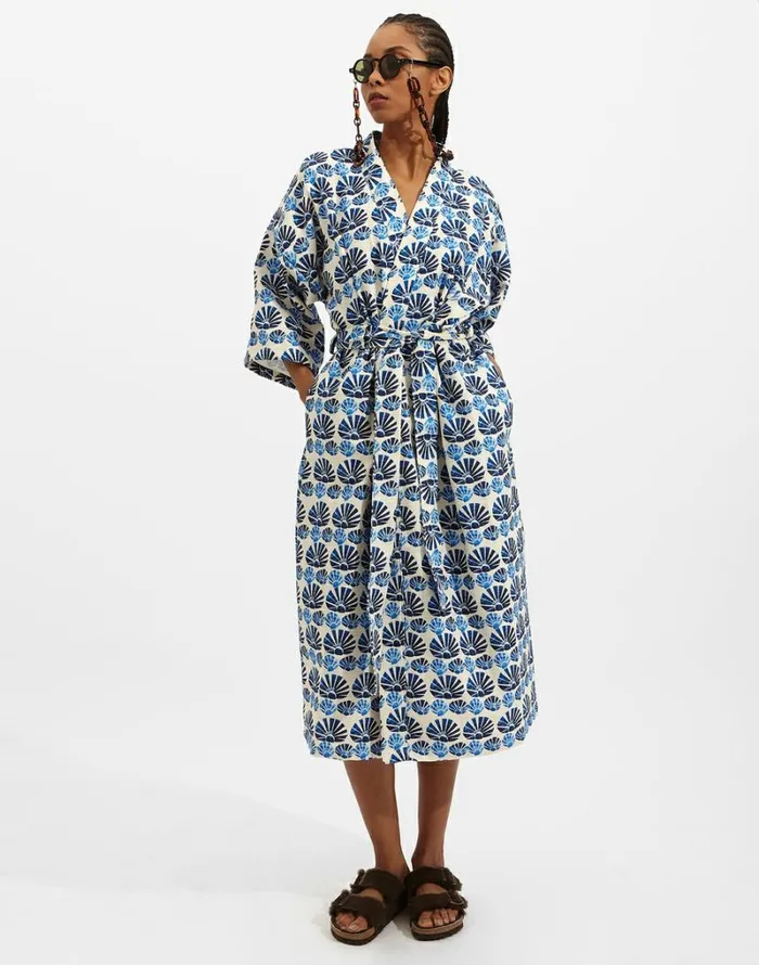 Ready To Wear Swimwear La Double J Robe Conchiglie White