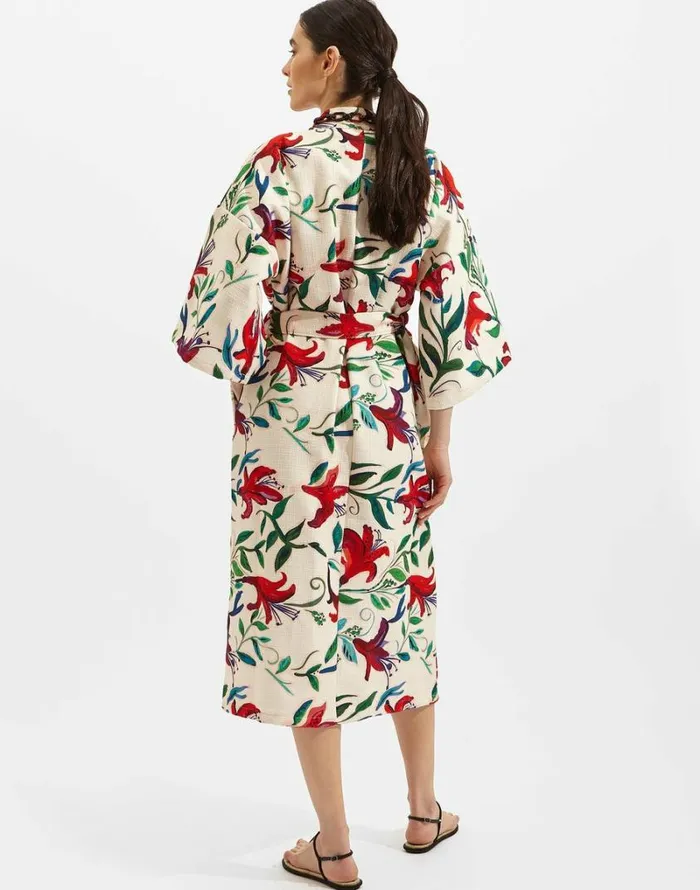 Ready To Wear Swimwear La Double J Robe White Lily Ready To Wear Swimwear La Double J Robe White Lily