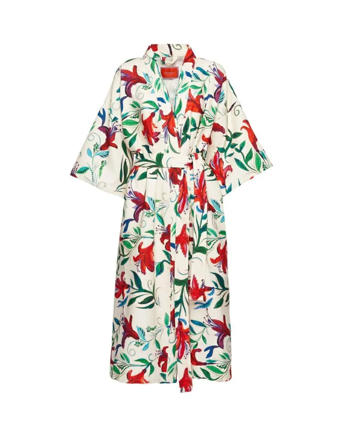 Ready To Wear Swimwear La Double J Robe White Lily Ready To Wear Swimwear La Double J Robe White Lily