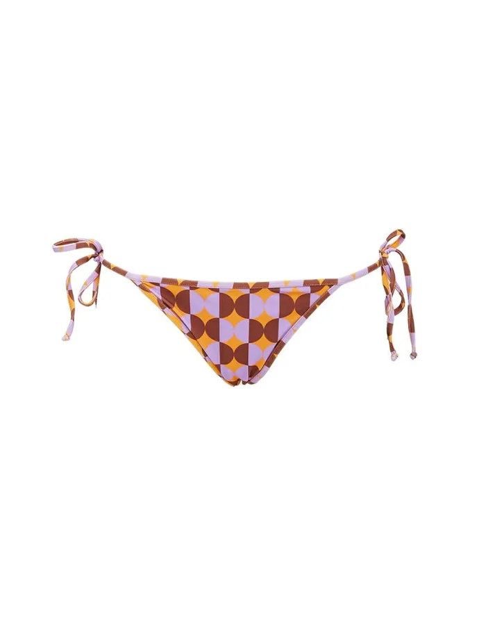 Ready To Wear Swimwear La Double J Triangle Bikini Bottom Mezzaluna Orange