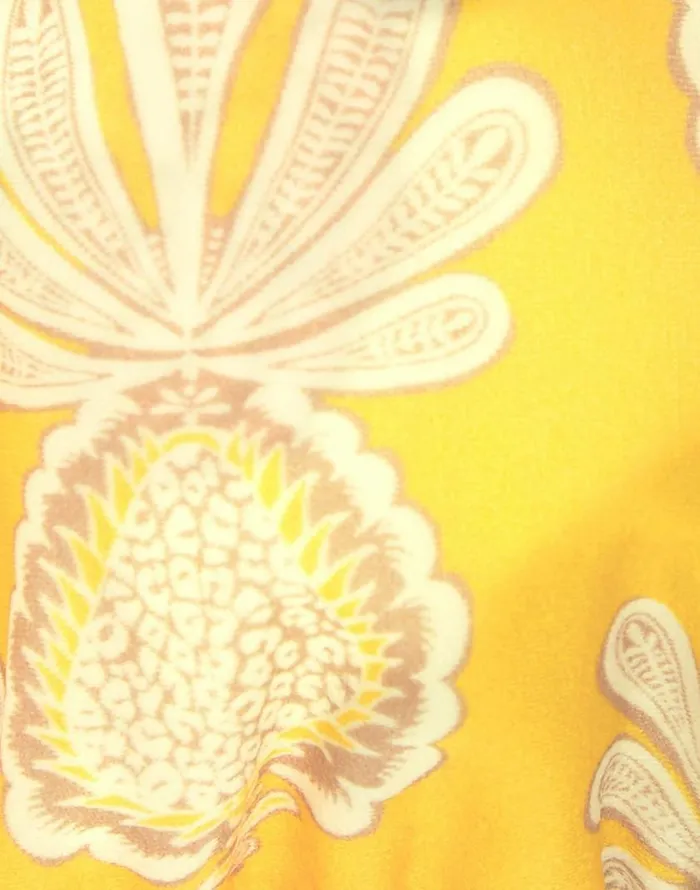 Ready To Wear Swimwear La Double J Triangle Bikini Top Pineapple Sunflower Ready To Wear Swimwear La Double J Triangle Bikini Top Pineapple Sunflower