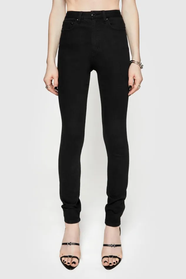 Rebecca Minkoff Bottoms Skye Skinny Jean True Black 8211 Clothing