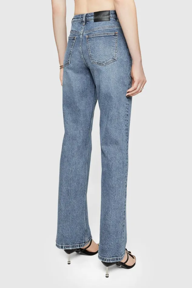 Rebecca Minkoff Bottoms Sunday Straight Leg Barney Wash 8211 Clothing