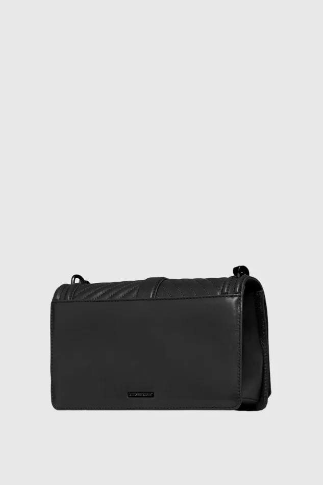 Rebecca Minkoff Crossbody Bags Chevron Quilted Love Crossbody Blackblack Shellac 8211 Handbags