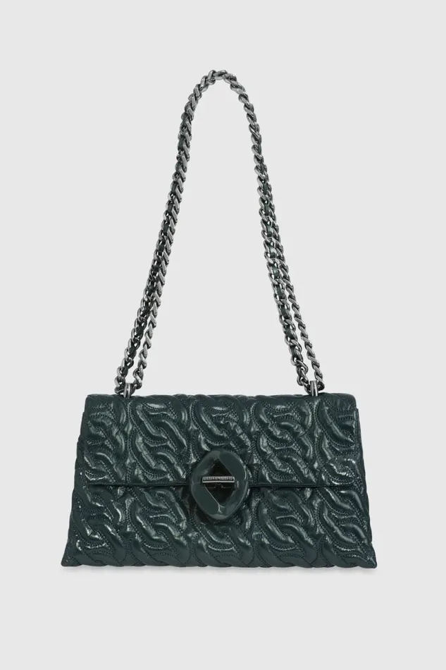 Rebecca Minkoff Crossbody Bags Double Gusset Crossbody With Chain Quilt Deep Jadegunmetal 8211 Handbags Rebecca Minkoff Crossbody Bags Double Gusset Crossbody With Chain Quilt Deep Jadegunmetal 8211 Handbags