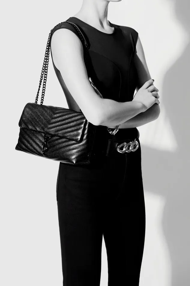 Rebecca Minkoff Crossbody Bags Edie Medium Crossbody Blackblack Shellac 8211 Handbags