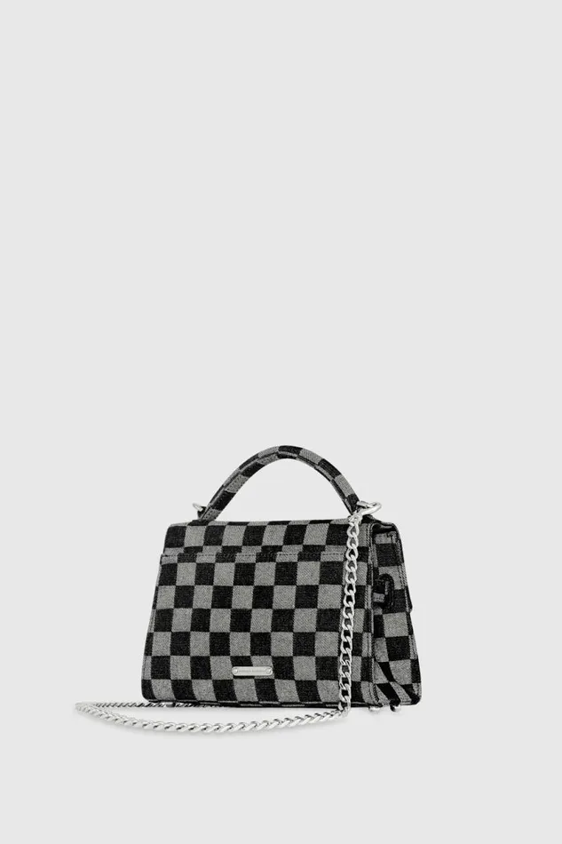 Rebecca Minkoff Crossbody Bags Lou Top Handle Crossbody With Chain Black 8211 Handbags