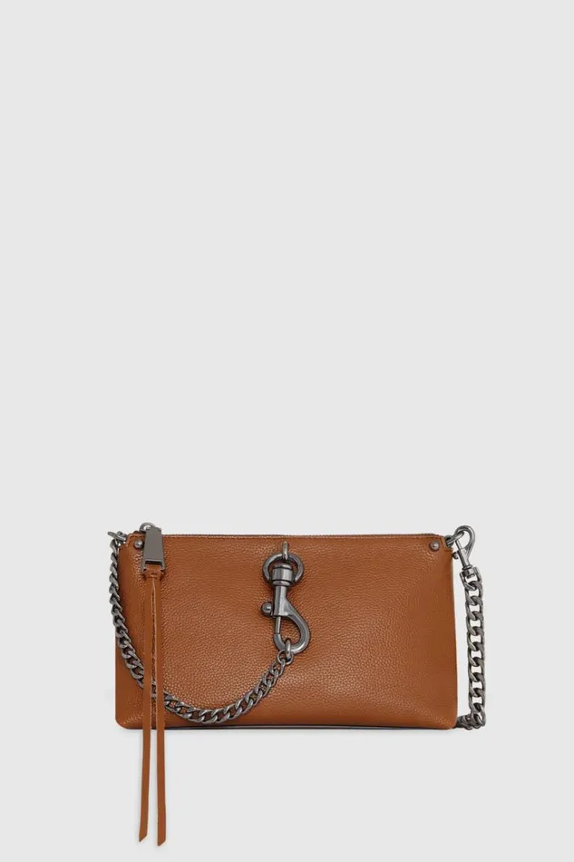 Rebecca Minkoff Crossbody Bags Megan Crossbody Rochergunmetal 8211 Handbags