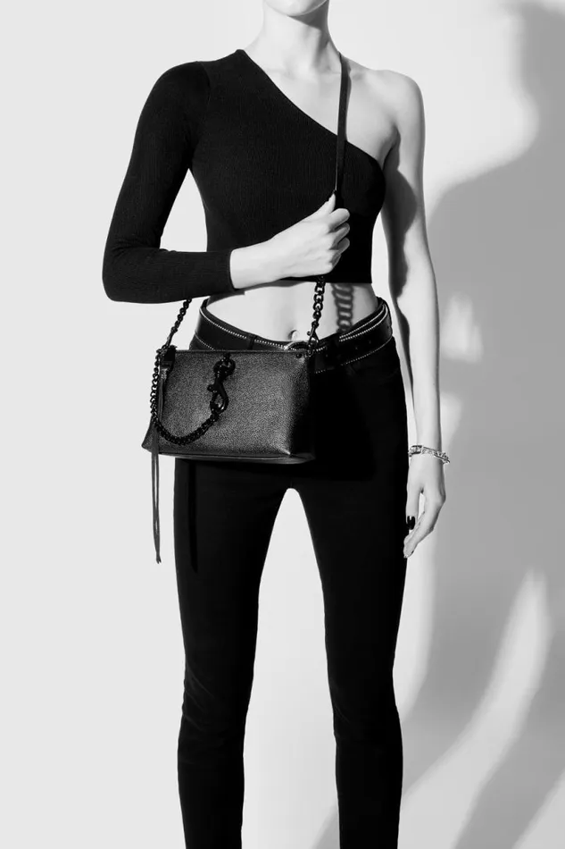 Rebecca Minkoff Crossbody Bags Megan Crossbody Rochergunmetal 8211 Handbags
