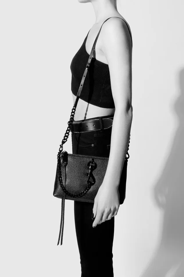 Rebecca Minkoff Crossbody Bags Megan Crossbody Rochergunmetal 8211 Handbags