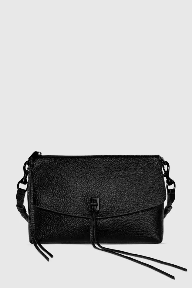 Rebecca Minkoff Shoulder Bags Darren Top Zip Shoulder Bag Blackblack Shellac 8211 Handbags Rebecca Minkoff Shoulder Bags Darren Top Zip Shoulder Bag Blackblack Shellac 8211 Handbags