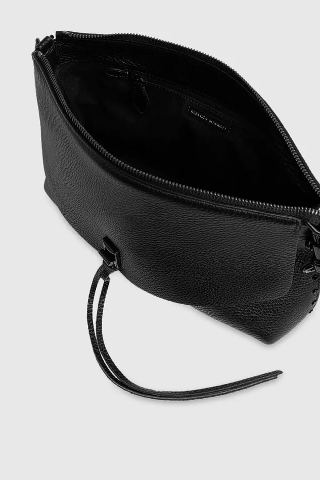 Rebecca Minkoff Shoulder Bags Darren Top Zip Shoulder Bag Blackblack Shellac 8211 Handbags
