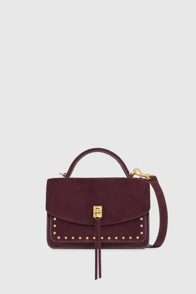 Rebecca Minkoff Top Handle Bags Darren Small Messenger Garnetantique Brass 8211 Handbags Rebecca Minkoff Top Handle Bags Darren Small Messenger Garnetantique Brass 8211 Handbags