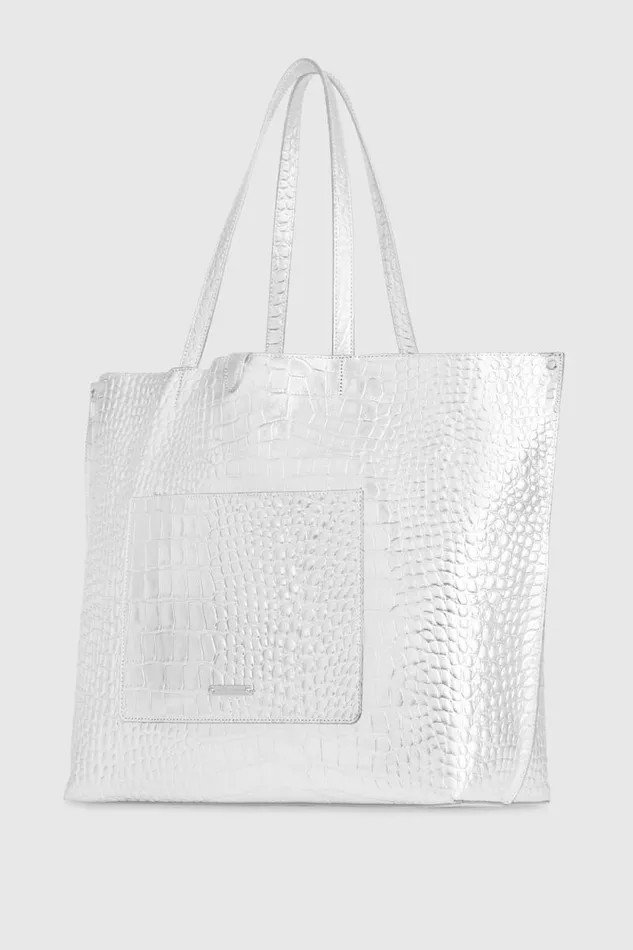 Rebecca Minkoff Tote Bags Megan Soft Large Tote Argento 8211 Handbags