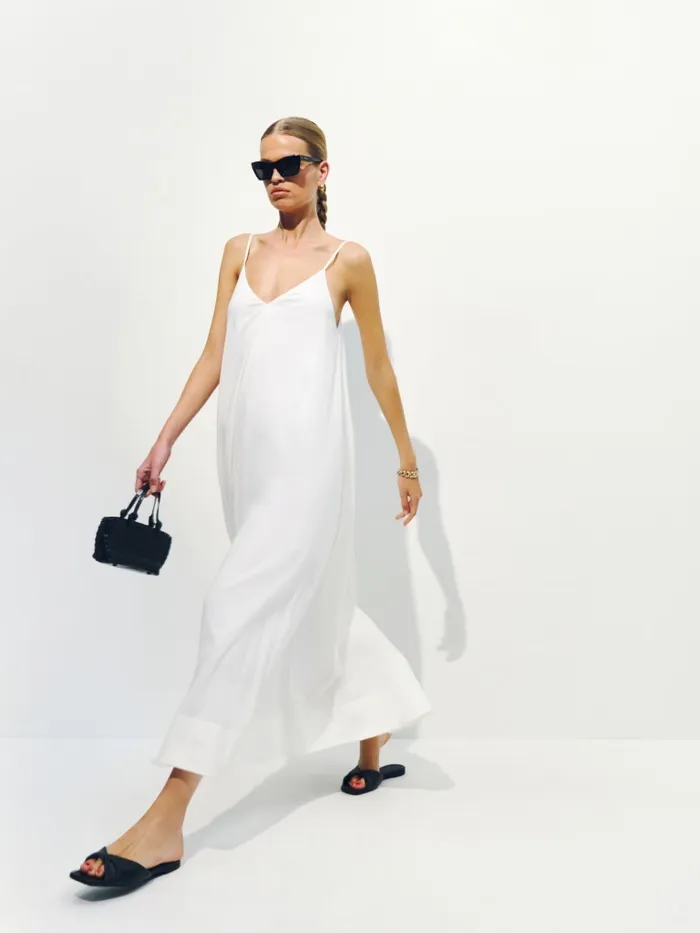 Reformation Dresses Abene Dress White 8211 Women