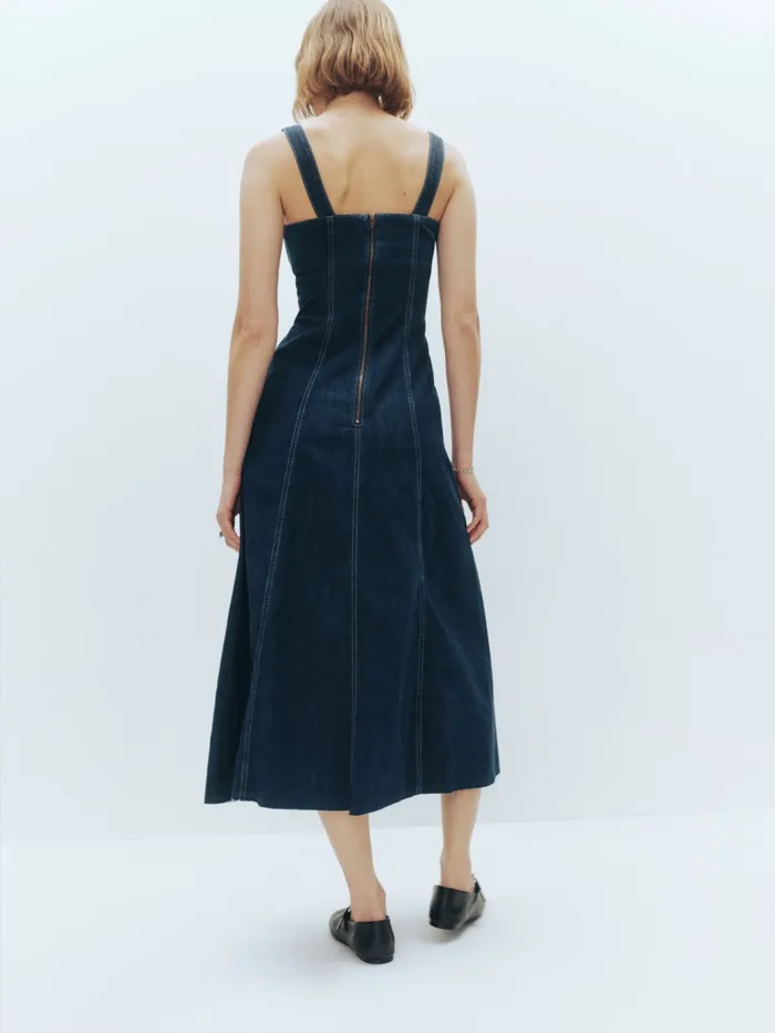 Reformation Dresses Amory Denim Midi Dress Caspian 8211 Women Reformation Dresses Amory Denim Midi Dress Caspian 8211 Women